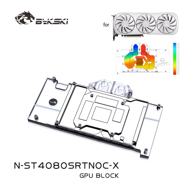 Rtx 4080 Super 16Gb - Bykski N-ST4080SRTNOC-X GPU Block para ZOTAC