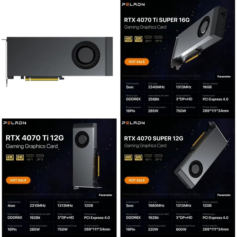 Rtx 4070 Ti Super 16Gb - Placa de Vídeo Hot Sale Geforce