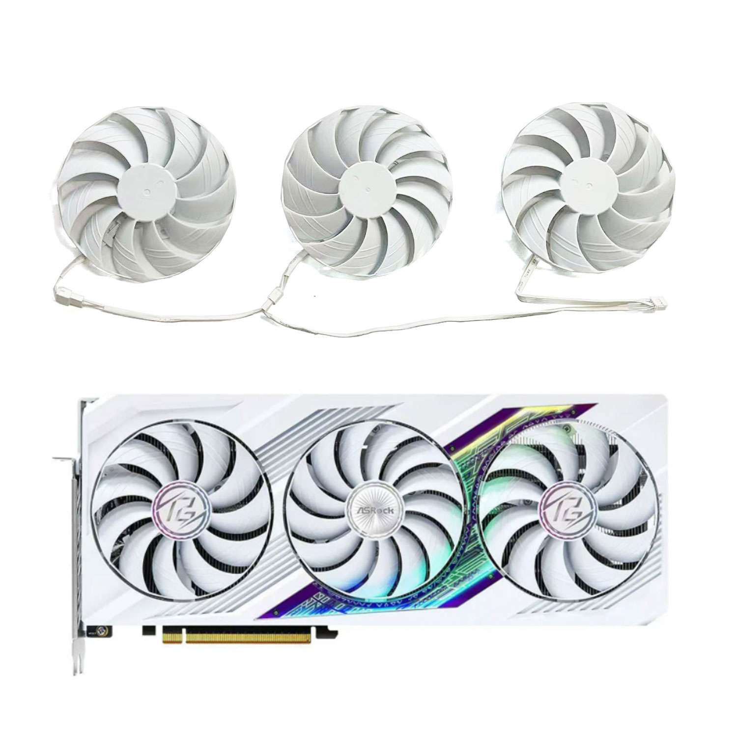 Rx 7900 Xt 20Gb Gaming Gpu - Novo Ventilador de Resfriamento CF1010H12S para
