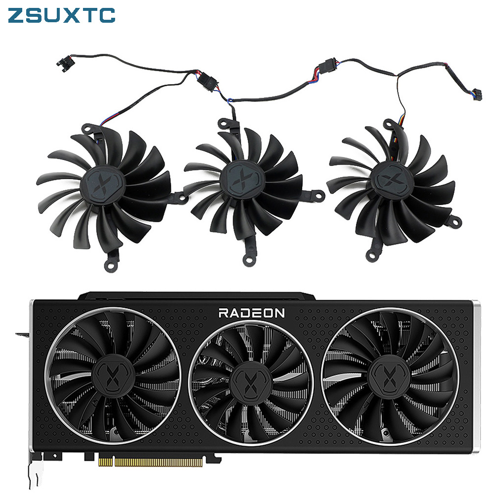 Rx 6900 Xt 16Gb - CF9015U12D CF1015U12D 6900XT Cooler Fan Para