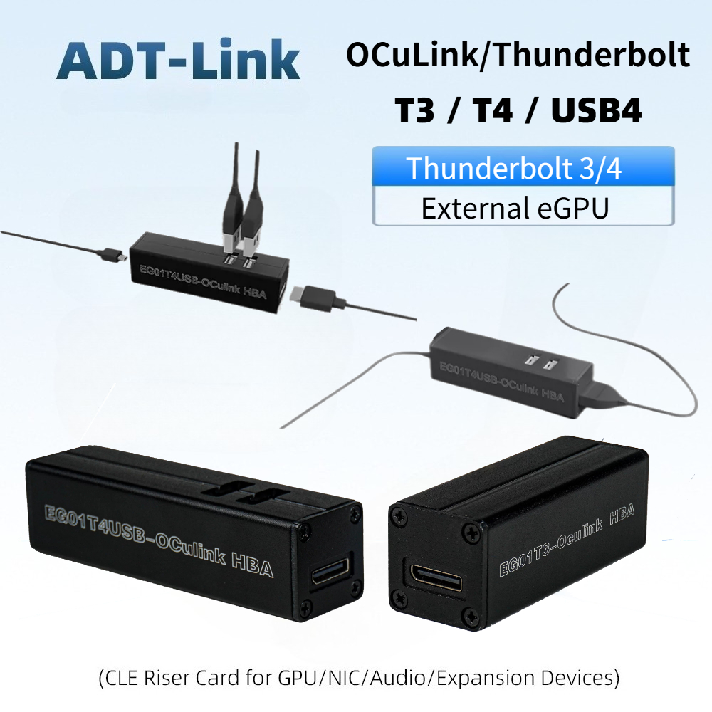 Oculink Egpu Dock Graphics Card - Adaptador T3 / T4 OCuLink Thunderbolt
