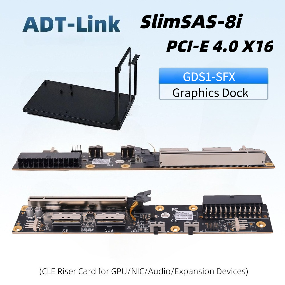 Oculink Egpu Dock Graphics Card - Dock de GPU Gráfica Externa Dual