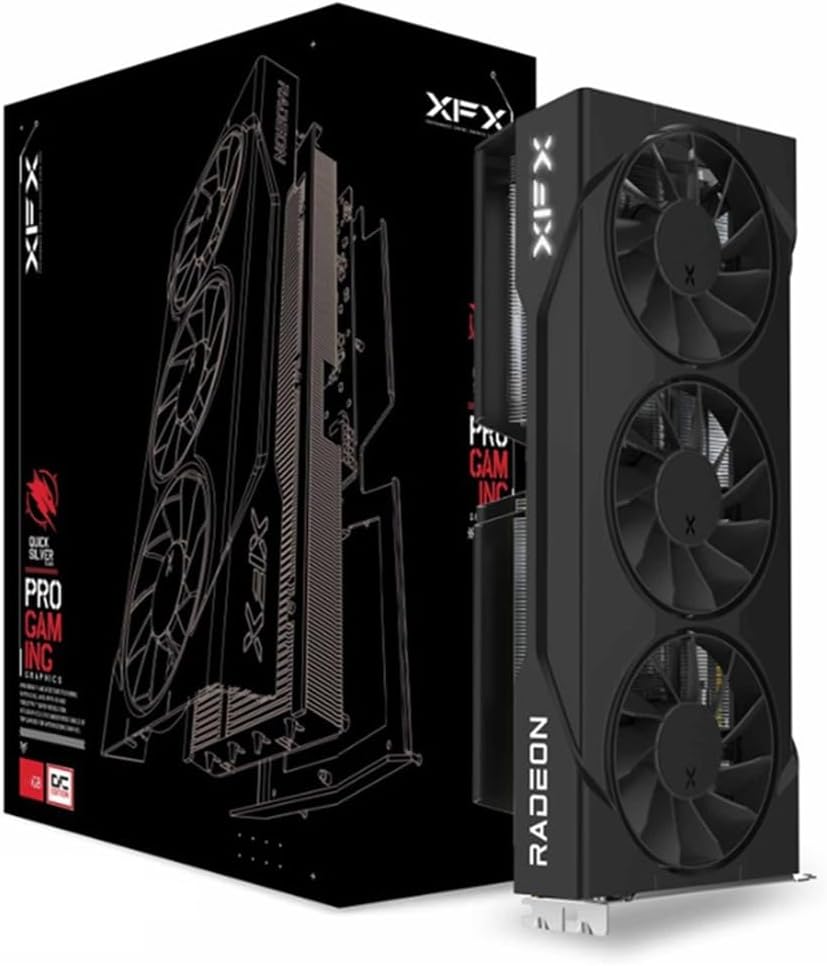 Triple Fan Gaming Graphics Card 16Gb - Placa Gráfica para Desktop Radeon RX