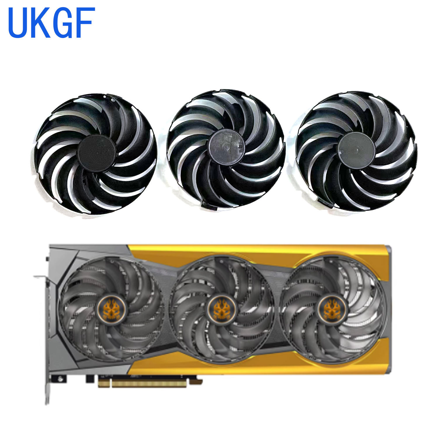 Rx 6900 Xt 16Gb - Ventoinha de Substituição Nova para Placa