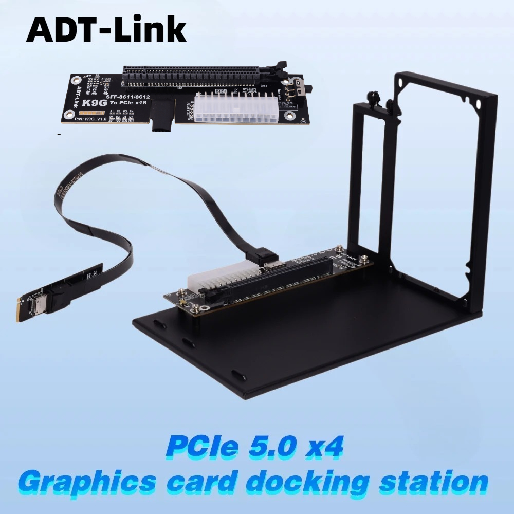 Oculink Egpu Dock Graphics Card - Adaptador eGPU ADT-Link PCIe 5.0 4.0