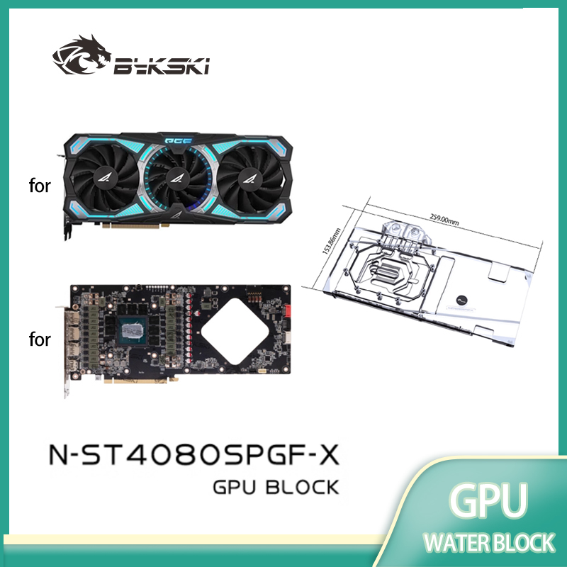 Rtx 4080 Super 16Gb - Bloco de GPU Bykski para Placa