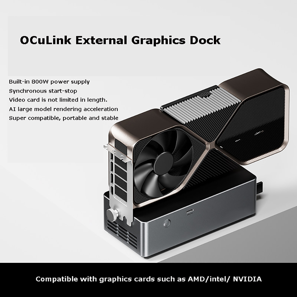 Dock EGPU AG02/AG01 com OCuLin - Oculink Egpu Dock Graphics Card avaliação e preço