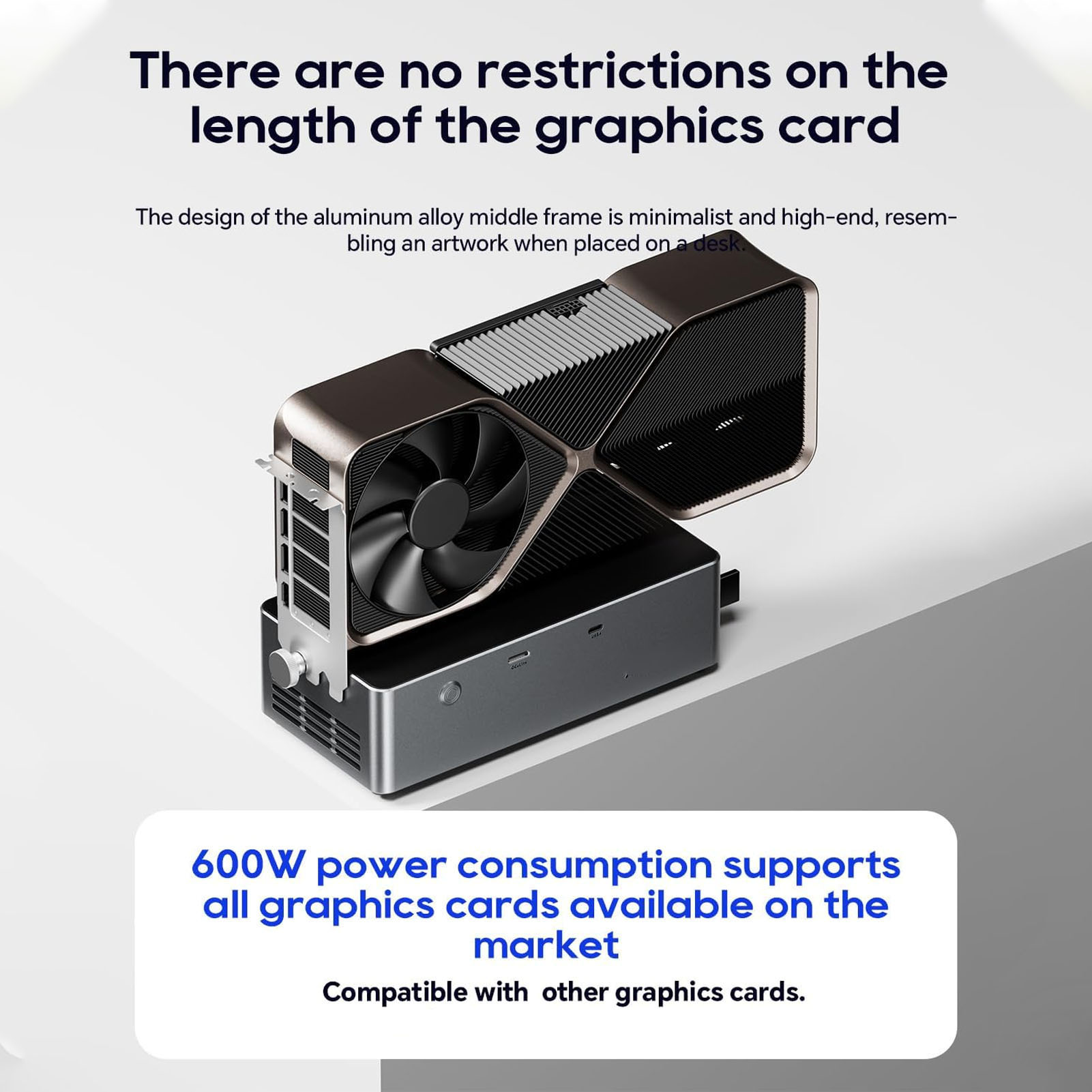 Docking Station EGPU 800W PSU  - Oculink Egpu Dock Graphics Card avaliação e preço